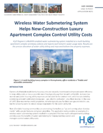 Case-In-Point: Wireless Water Submetering System Helps New-Construction Luxury Apartment Complex Control Utility Costs